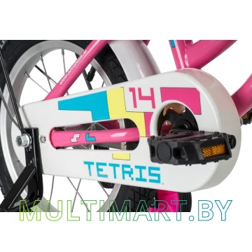 Детский велосипед Novatrack Tetris 141TETRIS.PN20 (розовый/белый, 2020) картинка 4